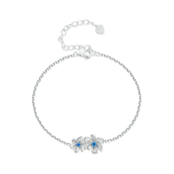 Delicate Flower Bracelet-AstersJewelry