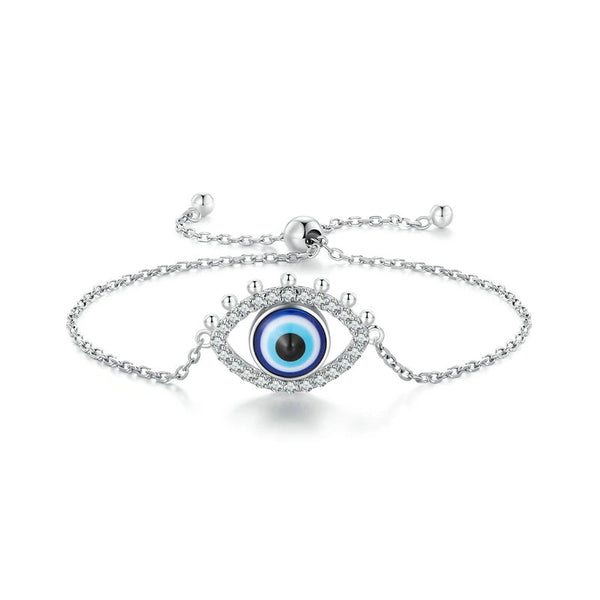 Lucky Demon Eye Adjustable Bracelet-AstersJewelry
