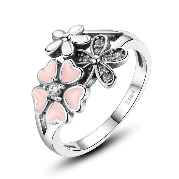 Daisy  & Cherry Blossom Ring-AstersJewelry