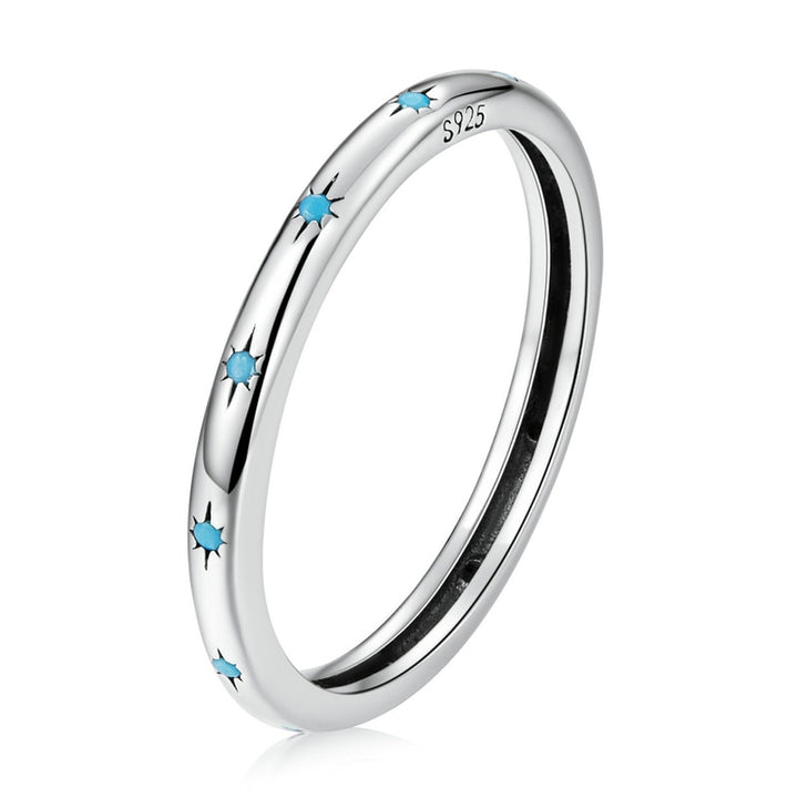 Turquoise Star Ring-AstersJewelry